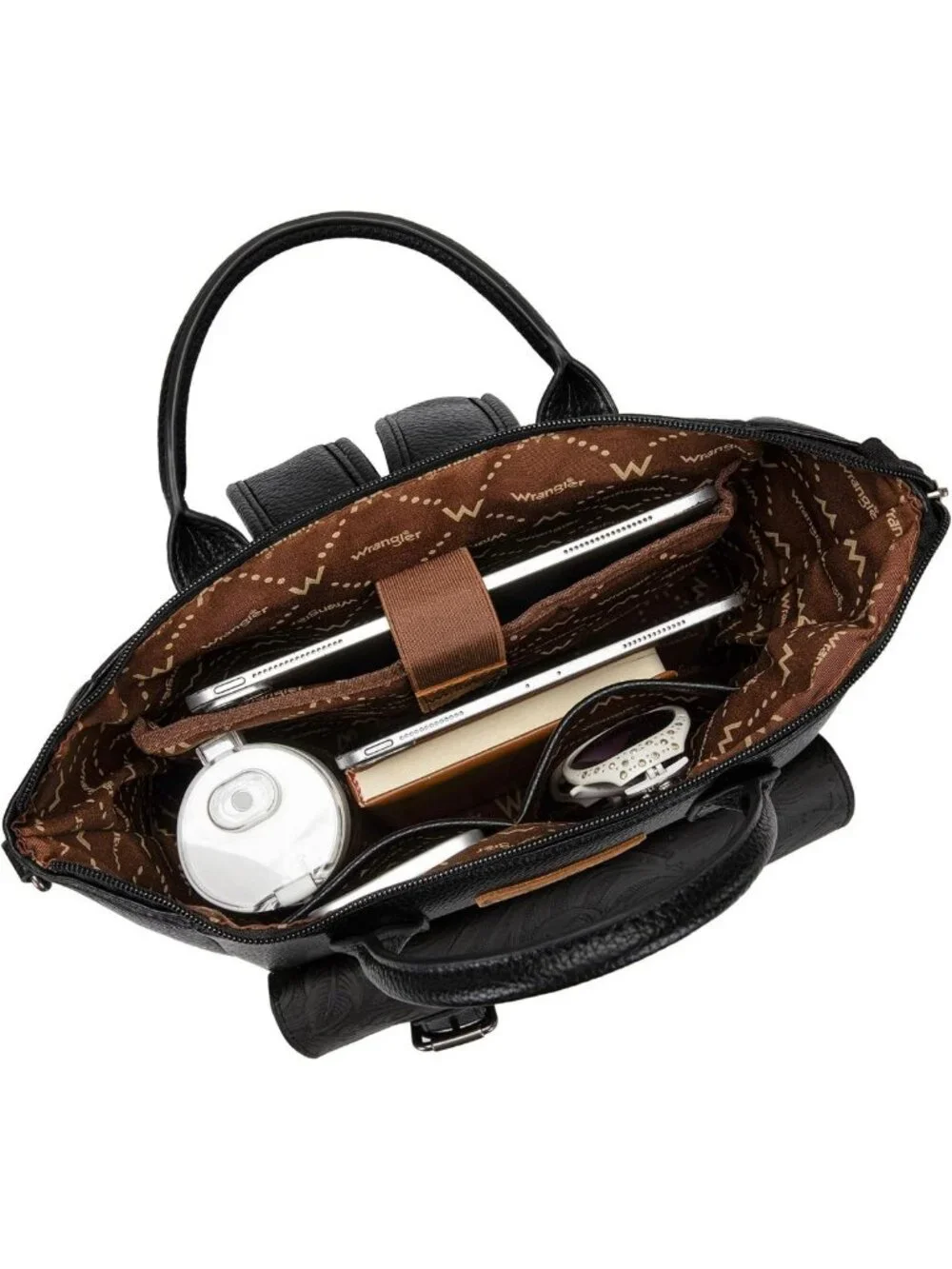 Stylish Convertible Black Backpack Purse for Women - Versatile Shoulder Bag